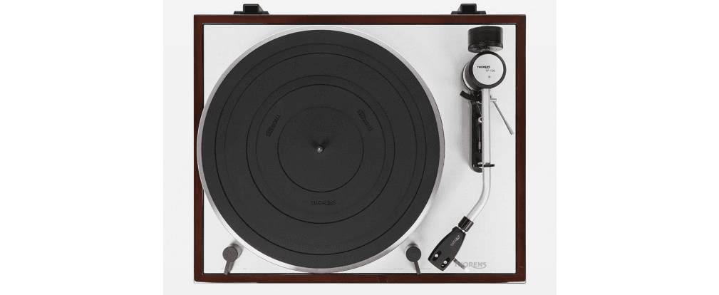 Thorens TD 403 DD walnoot platenspeler