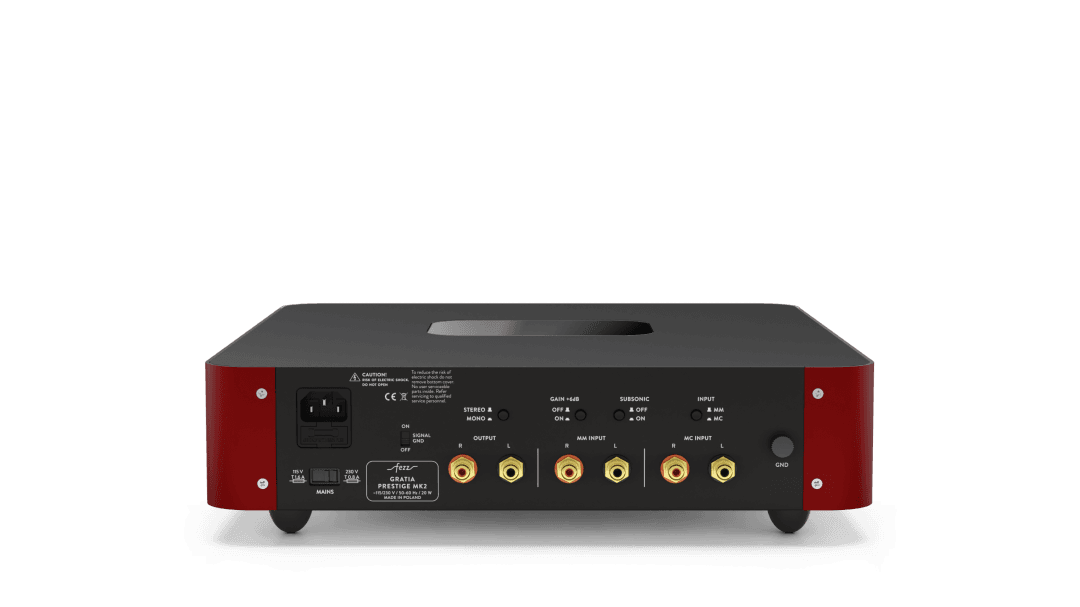 FEZZ GRATIA PRESTIGE MK2 donkerrood Phono versterker