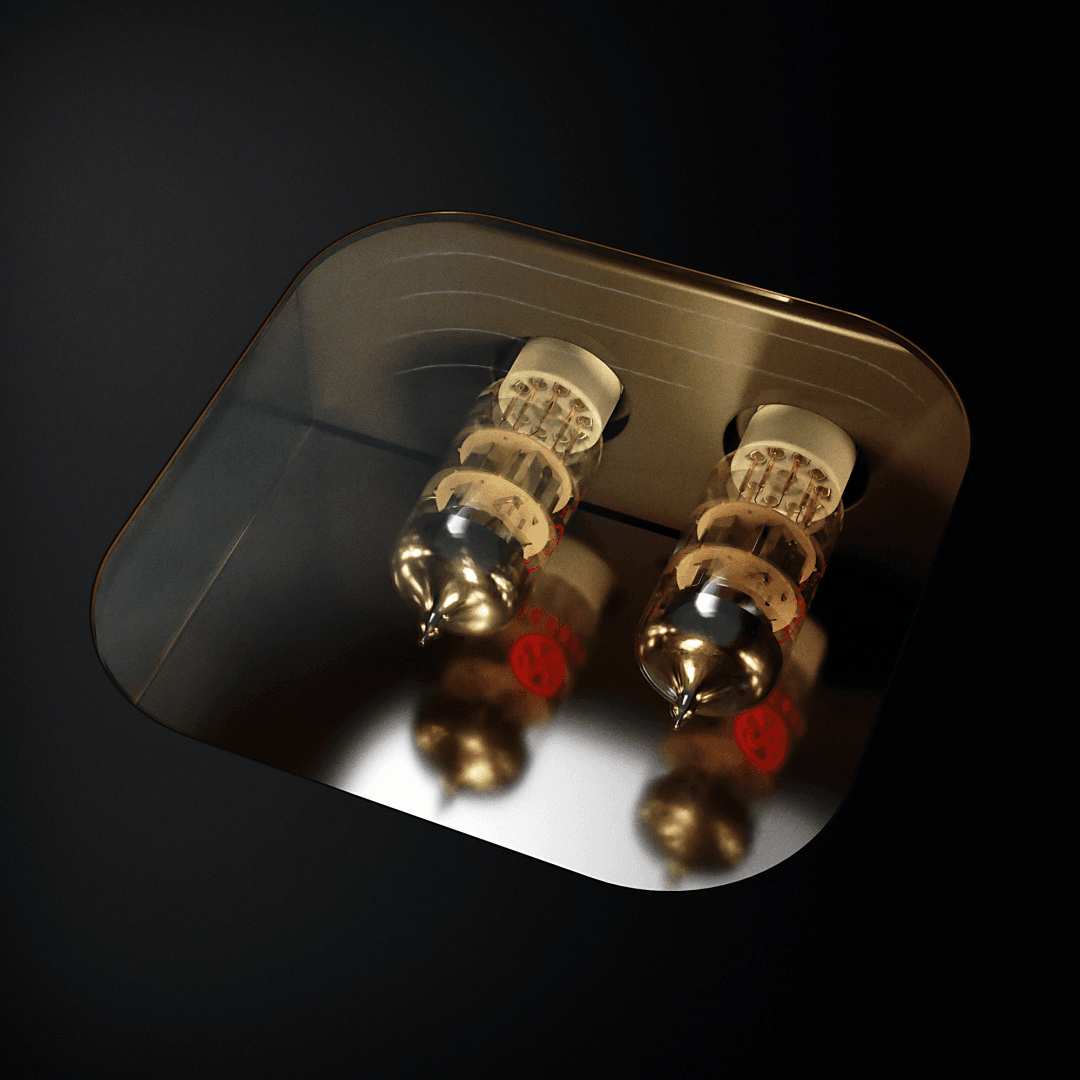 FEZZ GRATIA PRESTIGE MK2 donkerrood Phono versterker