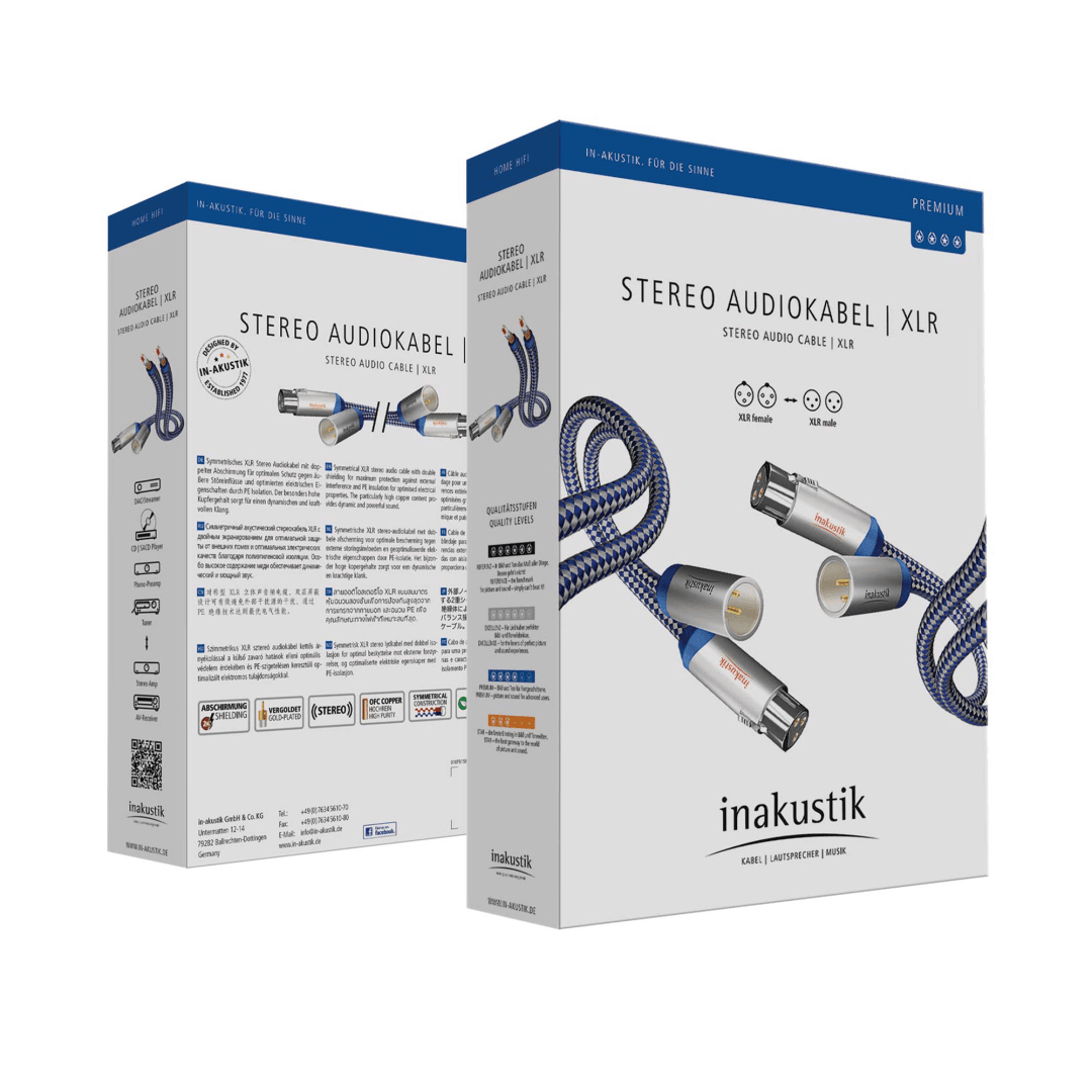 Inakustik Premium XLR-XLR 0.75 mtr KABELS