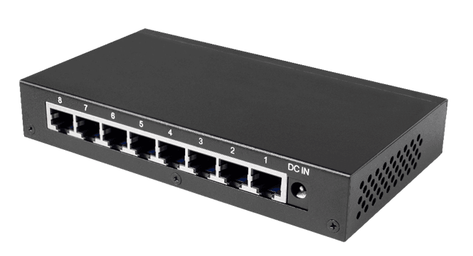 SILENT ANGEL Bonn N8 netwerk switch
