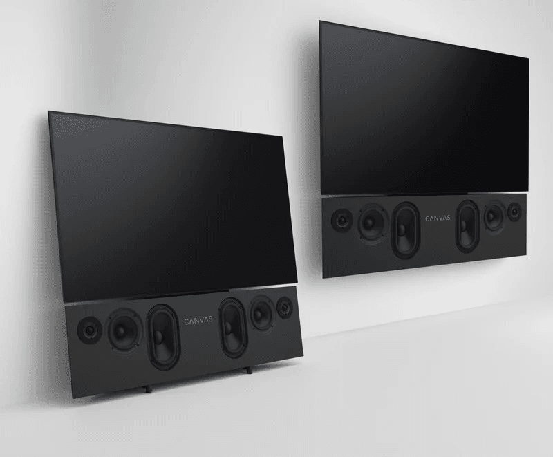 Canvas 77" wood mahogany SOUNDBAR