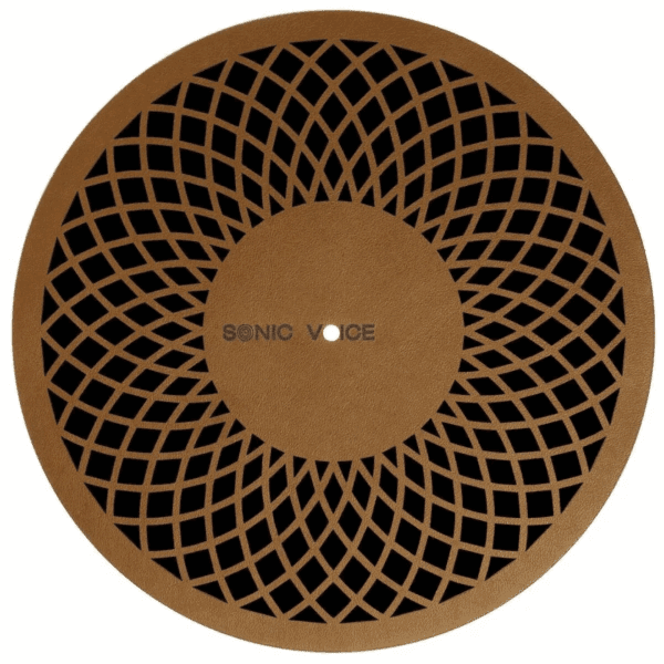 SONIC VOICE Z-MAT cognac PLATENSPELER MAT