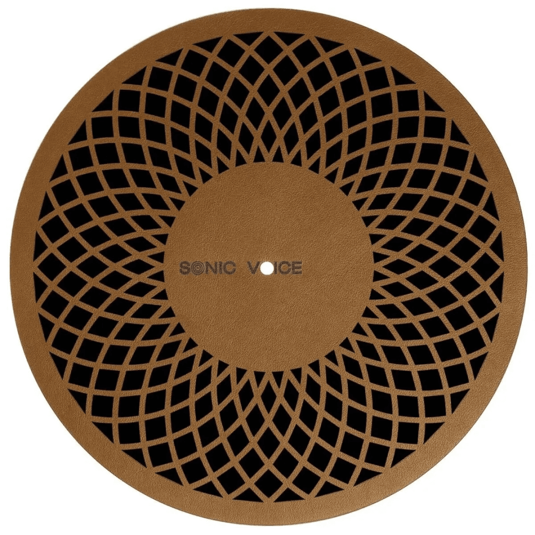 SONIC VOICE Z-MAT cognac PLATENSPELER MAT