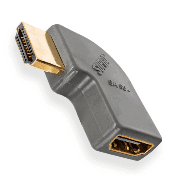 Supra SA90 HDMI ADAPTER RECHTSOM grijs HDMI