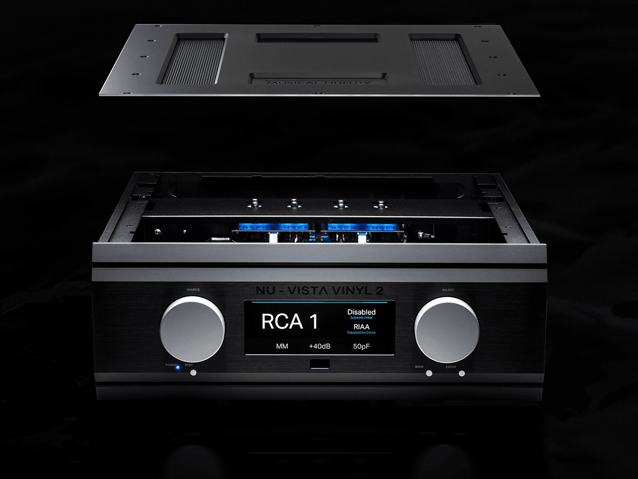 Musical Fidelity Nu-Vista VINYL 2 zilver Phono versterker