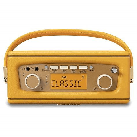 Roberts Audio Revival Uno BT geel PORTABLE AUDIO