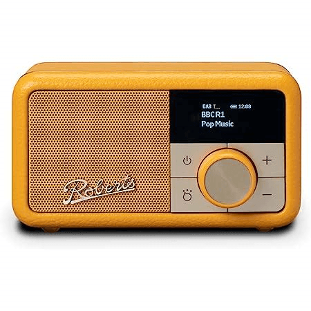 Roberts Audio Revival Petite 2 geel PORTABLE AUDIO