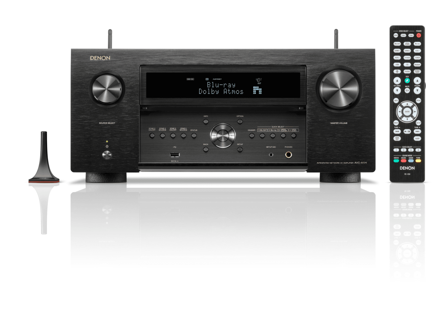 Denon AVCA 1H zwart RECEIVER