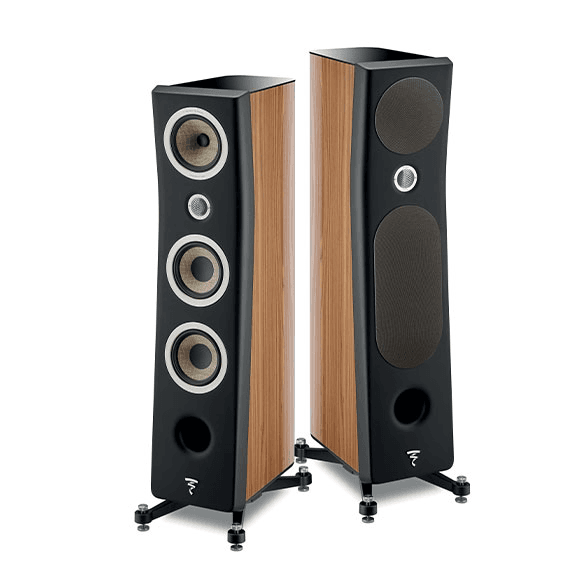 Focal KANTA 2 mat zwart-hoogglanswalnoot luidspreker