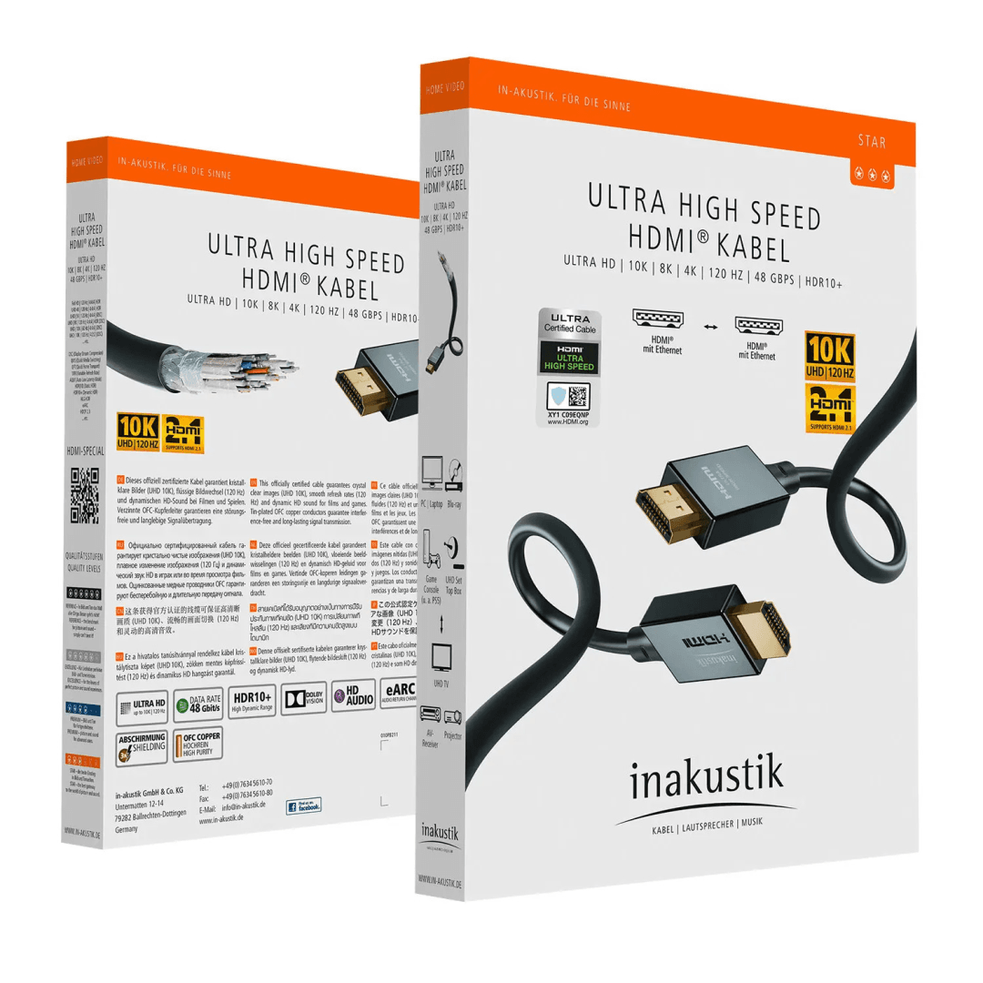 Inakustik Star HDMI-HDMI 3mtr KABELS