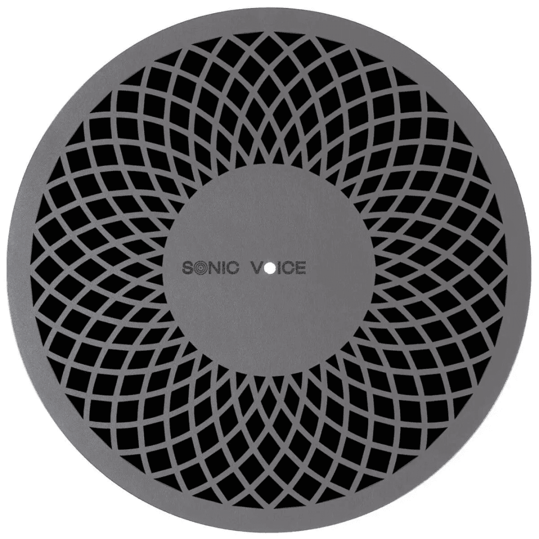 SONIC VOICE Z-MAT grijs PLATENSPELER MAT