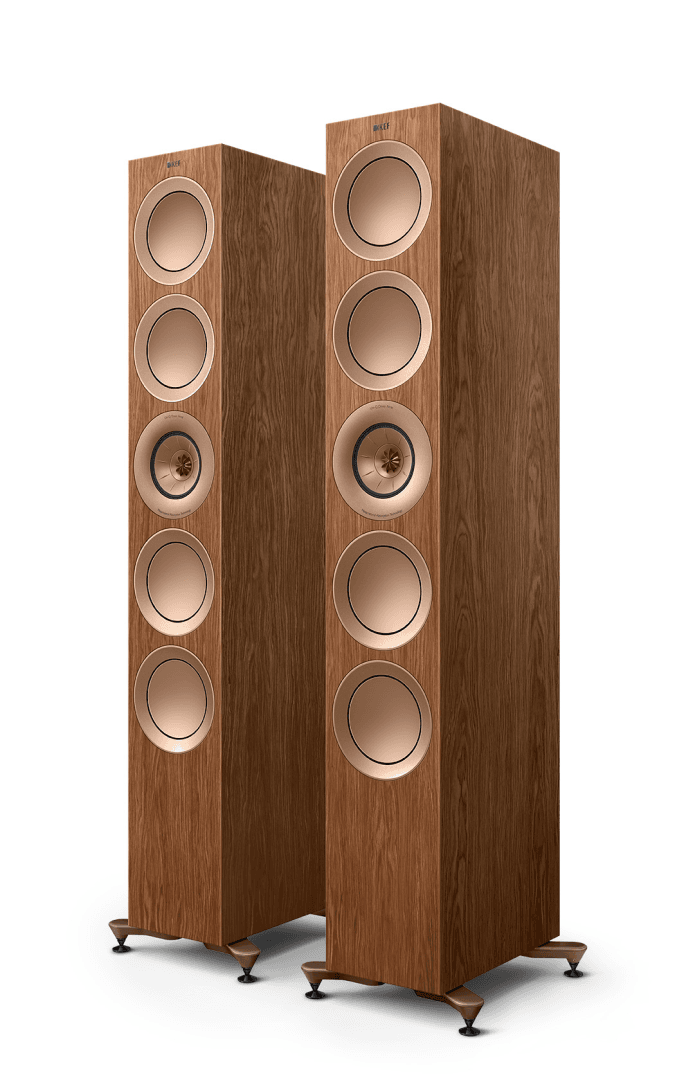 KEF R11 Meta walnut luidspreker