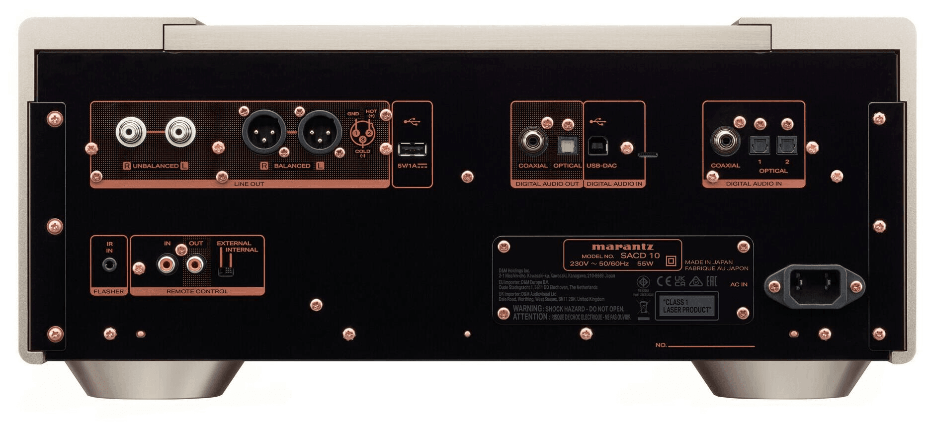 Marantz SACD 10 champagne CD