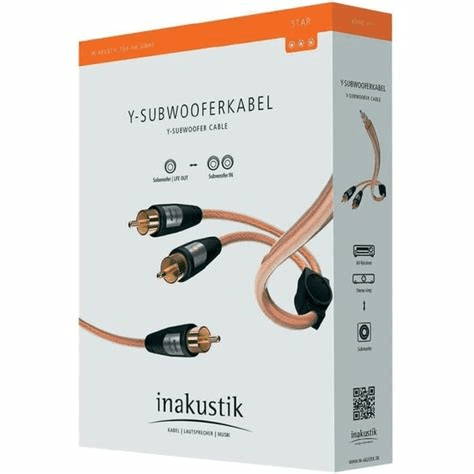 Inakustik Star Y-Subwooferkabel 2mtr KABELS