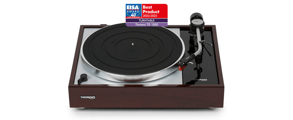 Thorens TD 1500 walnoot platenspeler