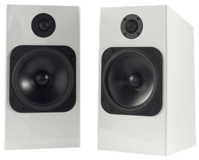 Totem FIRE V2 hooglans wit luidspreker
