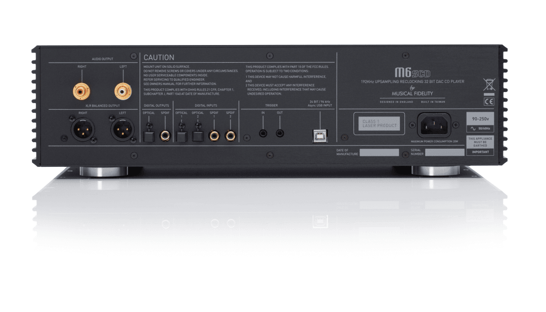 MUSICAL FIDELITY CD-M6scd zilver