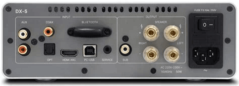 Rotel DX-5 zilver VERSTERKER