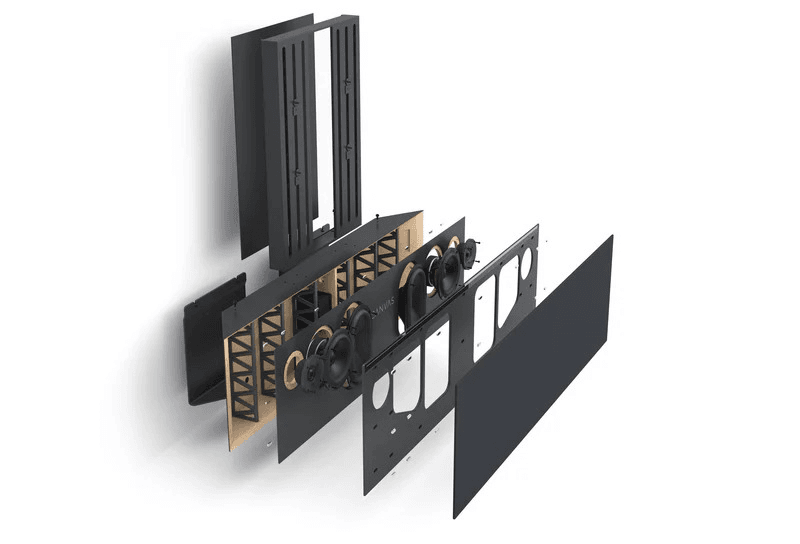 Canvas 55" Fabric lichtgroen SOUNDBAR