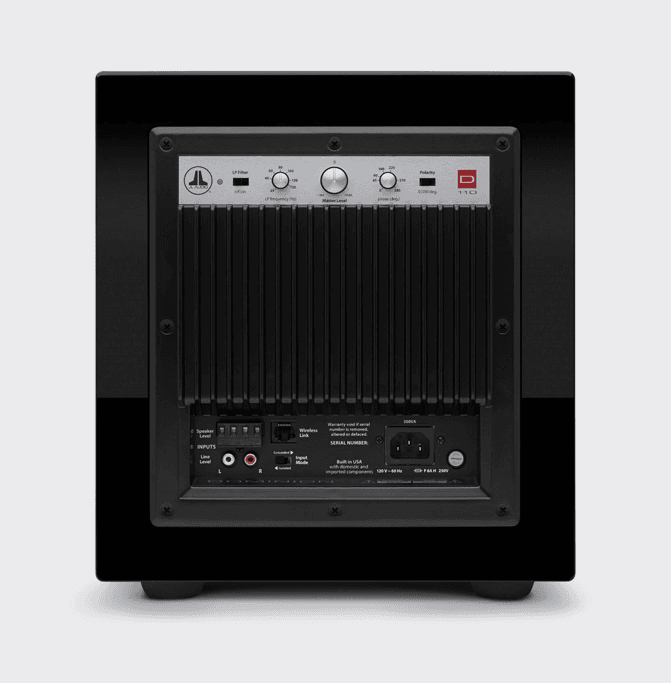 JL AUDIO D 110 hoogglans zwart SUBWOOFER
