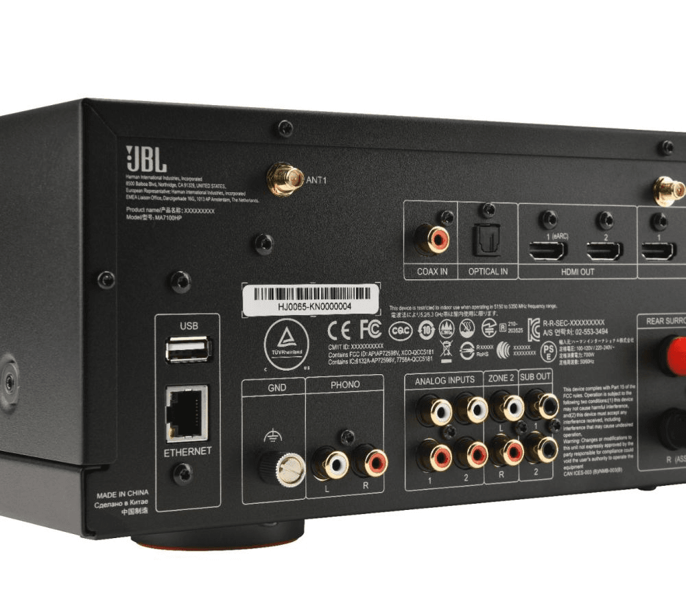 JBL MA7100HP zwart RECEIVER