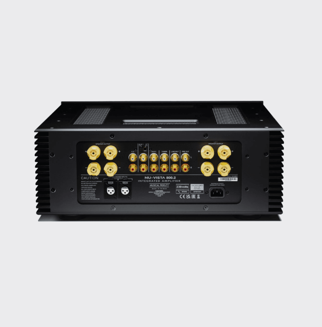 Musical Fidelity Nu-Vista 800.2 zilver VERSTERKER