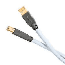 Supra USB 2.0 A-B 1M blauw KABELS