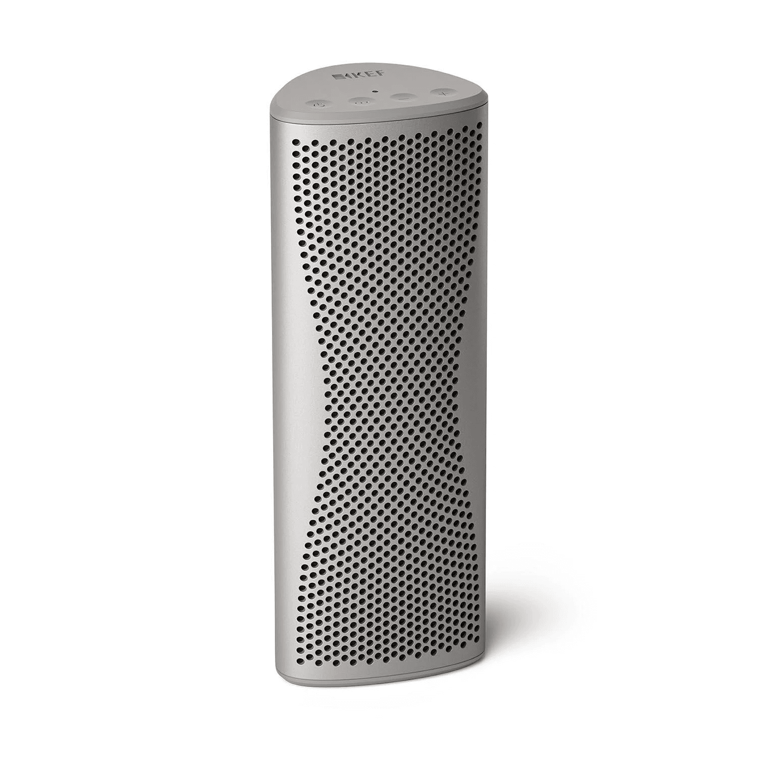 KEF MUO zilver Bluetooth speaker