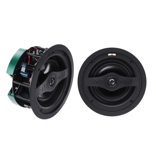 ARTSOUND SMART IN SET WIT ACTIEVE INBOUW LUIDSPREKERPAAR PLAFOND