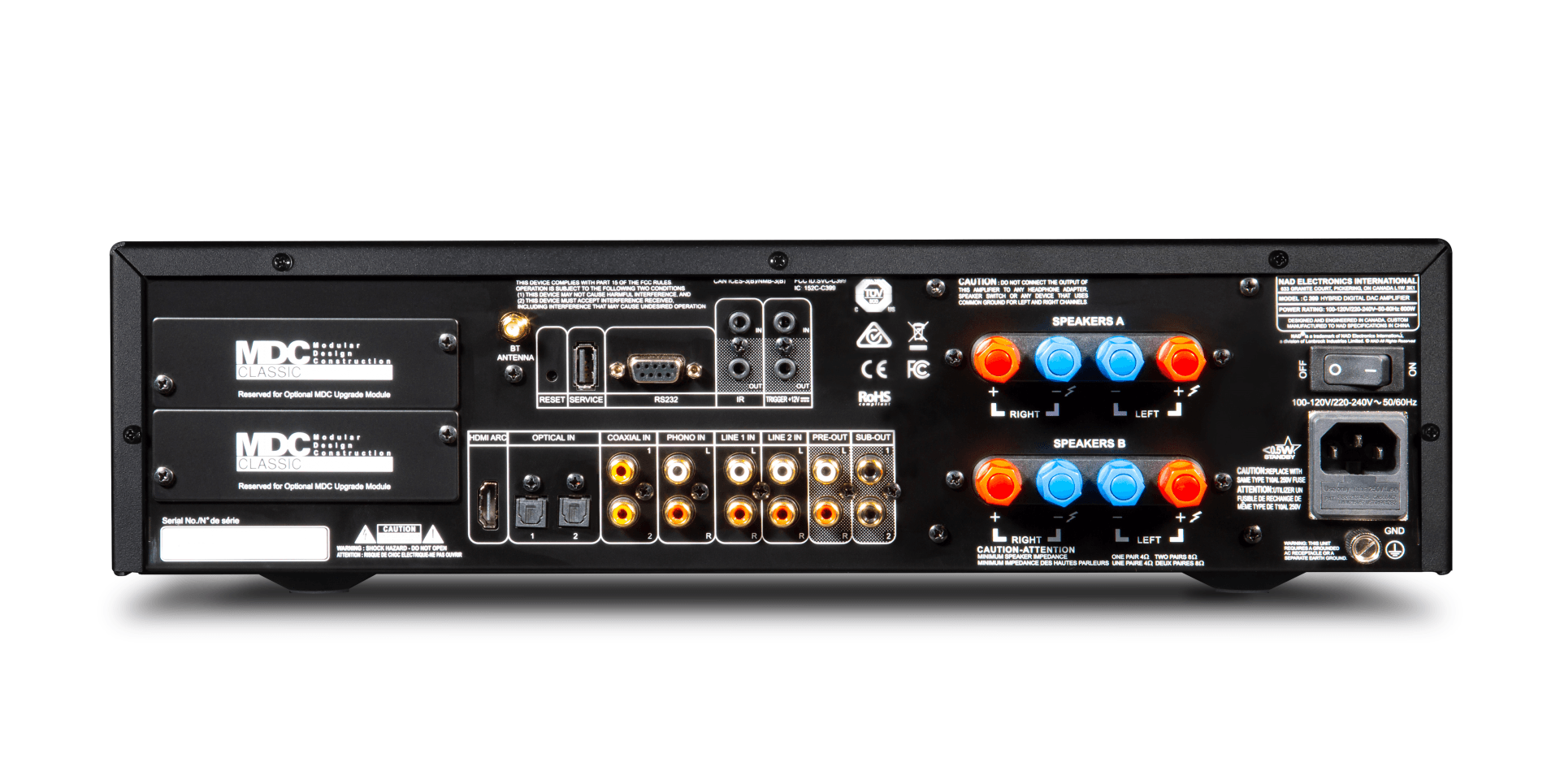 NAD C399 NETWERK VERSTERKER