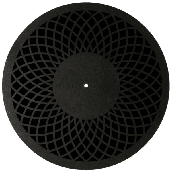 SONIC VOICE Z-MAT zwart PLATENSPELER MAT