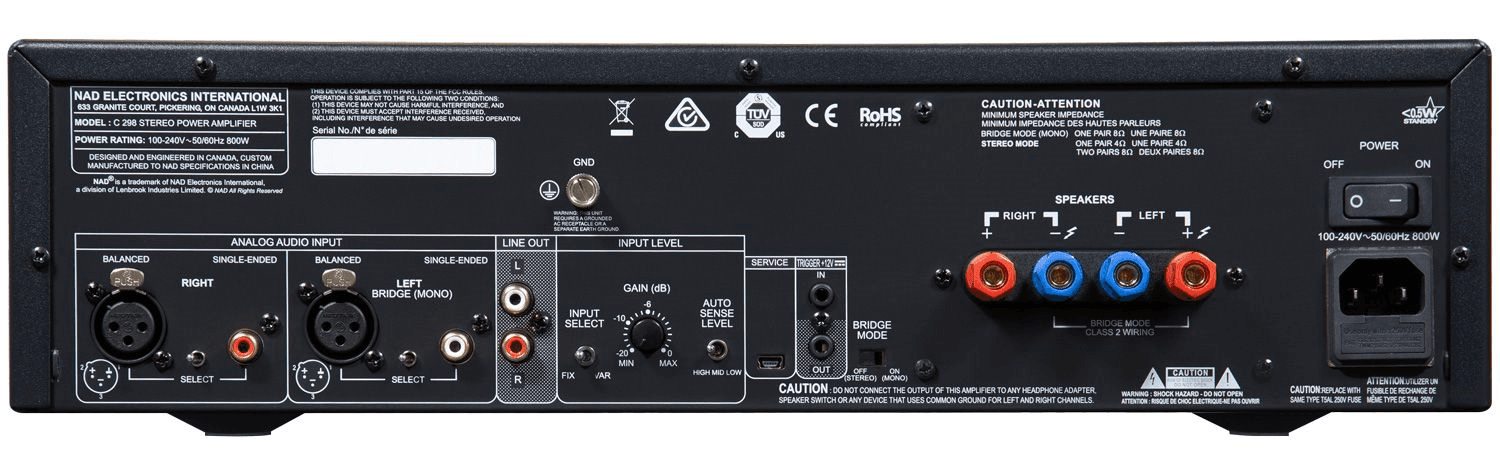 NAD C-298 eindversterker