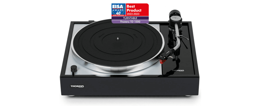 Thorens TD 1500 zwart platenspeler
