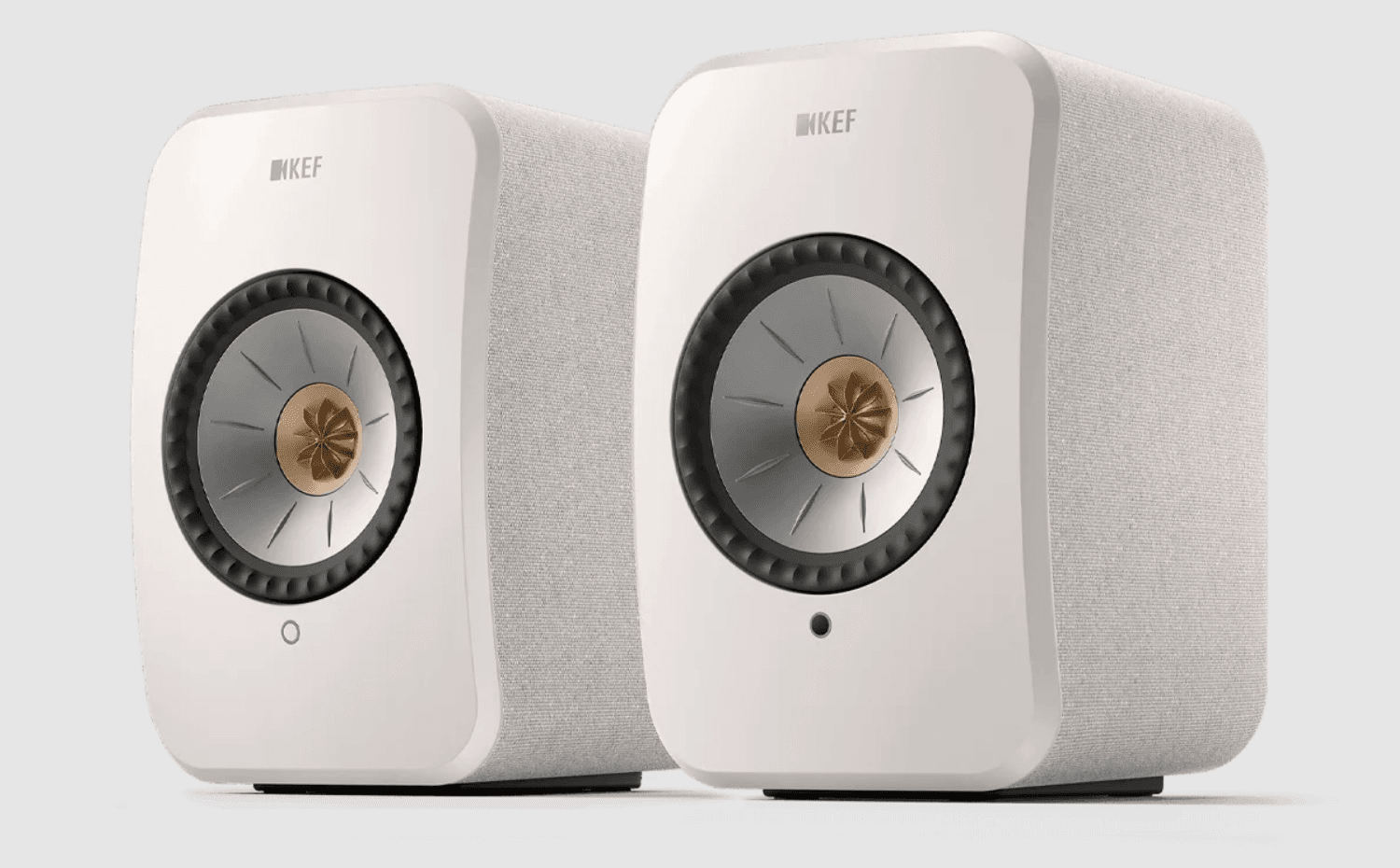 KEF LSX 2 witkatoen DRAADLOZE LUIDSPREKERSTEL