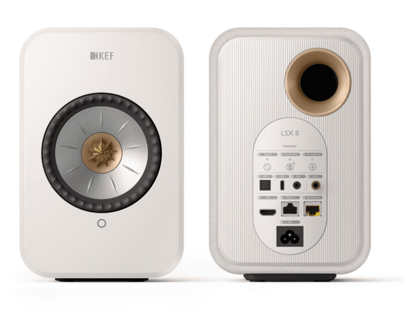 KEF LSX 2 witkatoen DRAADLOZE LUIDSPREKERSTEL
