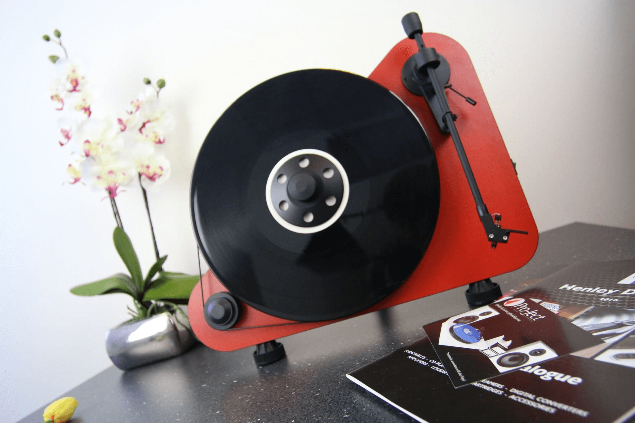 Pro-Ject VT-E rood platenspeler