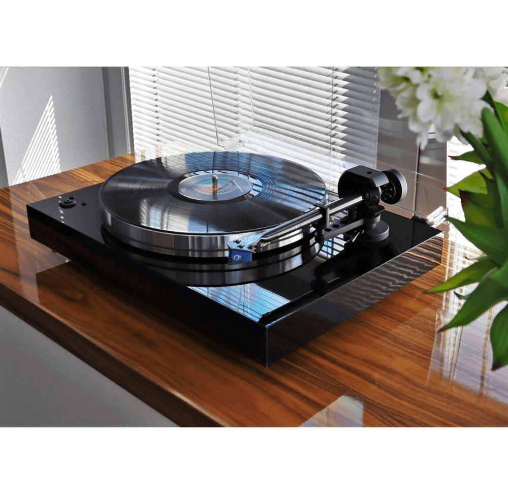 Pro-Ject X 8 QUINTET BLUE hoogglans zwart platenspeler