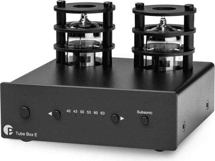 Pro-Ject TUBE BOX E zwart Phono versterker