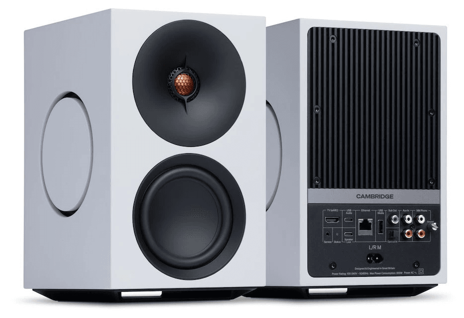 Cambridge Audio L/R M wit DRAADLOZE LUIDSPREKER