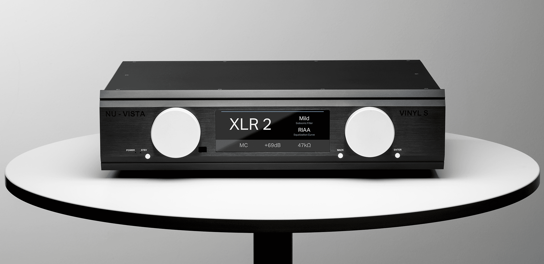 Musical Fidelity Nu-Vista VINYL 2 zwart Phono versterker