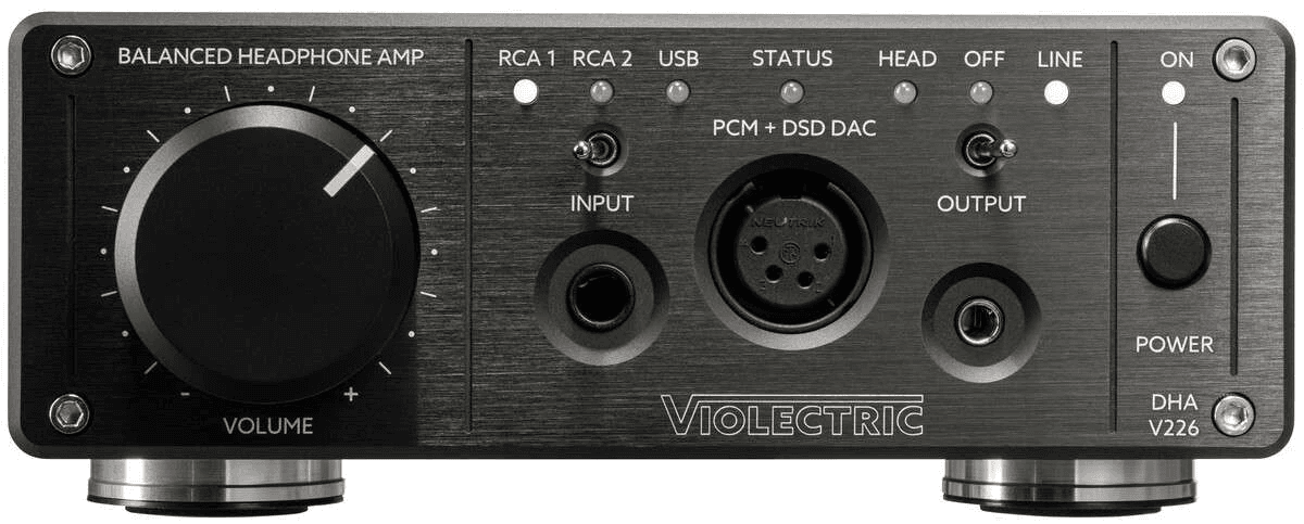 VIOLECTRIC DHA V226 HO0FDTELEFOON VERSTERKER