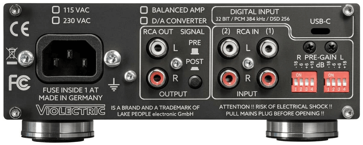 VIOLECTRIC DHA V226 HO0FDTELEFOON VERSTERKER