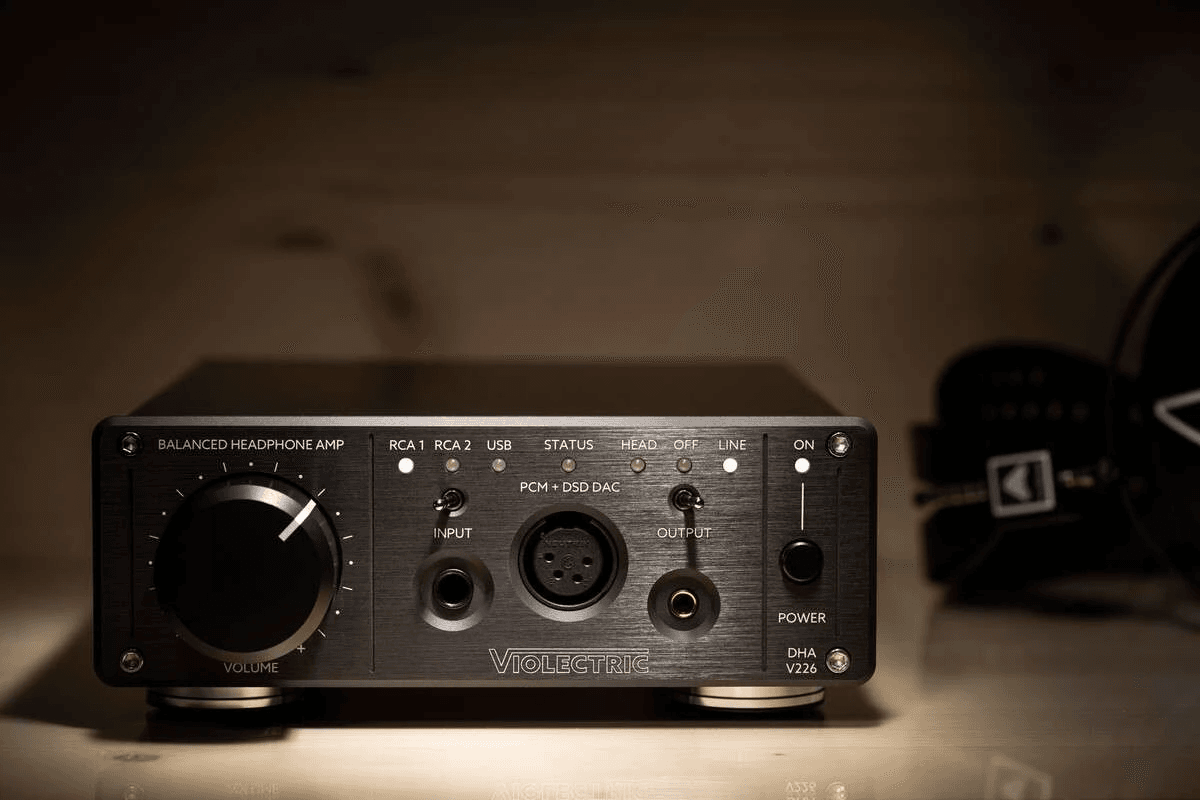 VIOLECTRIC DHA V226 HO0FDTELEFOON VERSTERKER