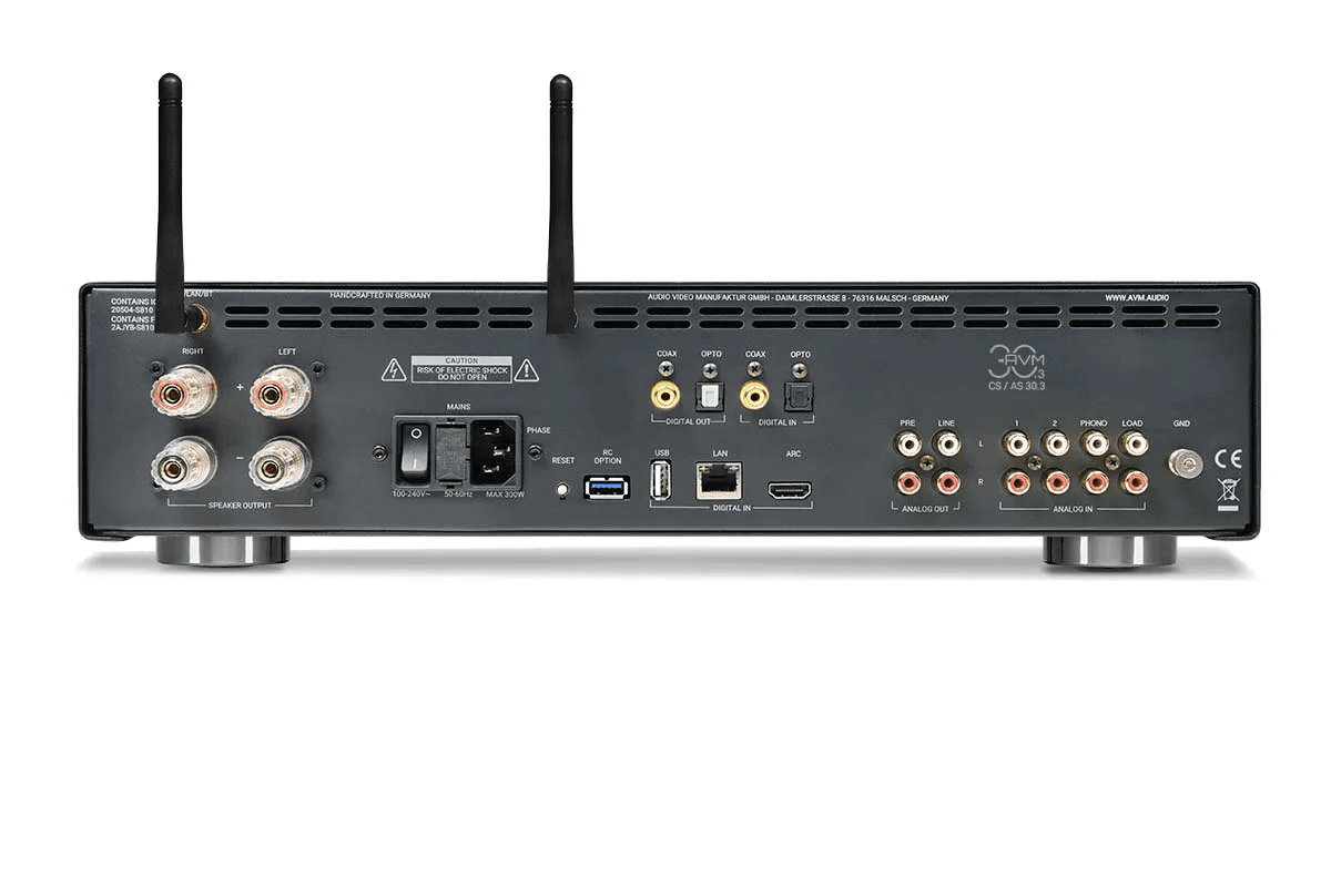 AVM CS 30.3 zwart MINI SET