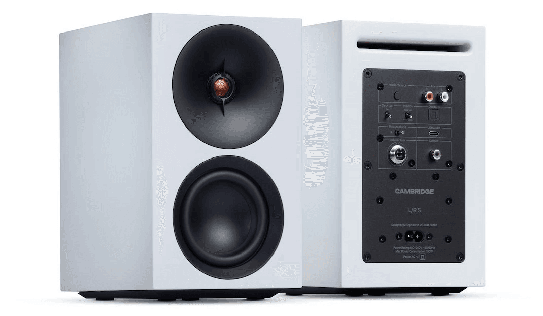 Cambridge Audio L/R S wit DRAADLOZE LUIDSPREKER