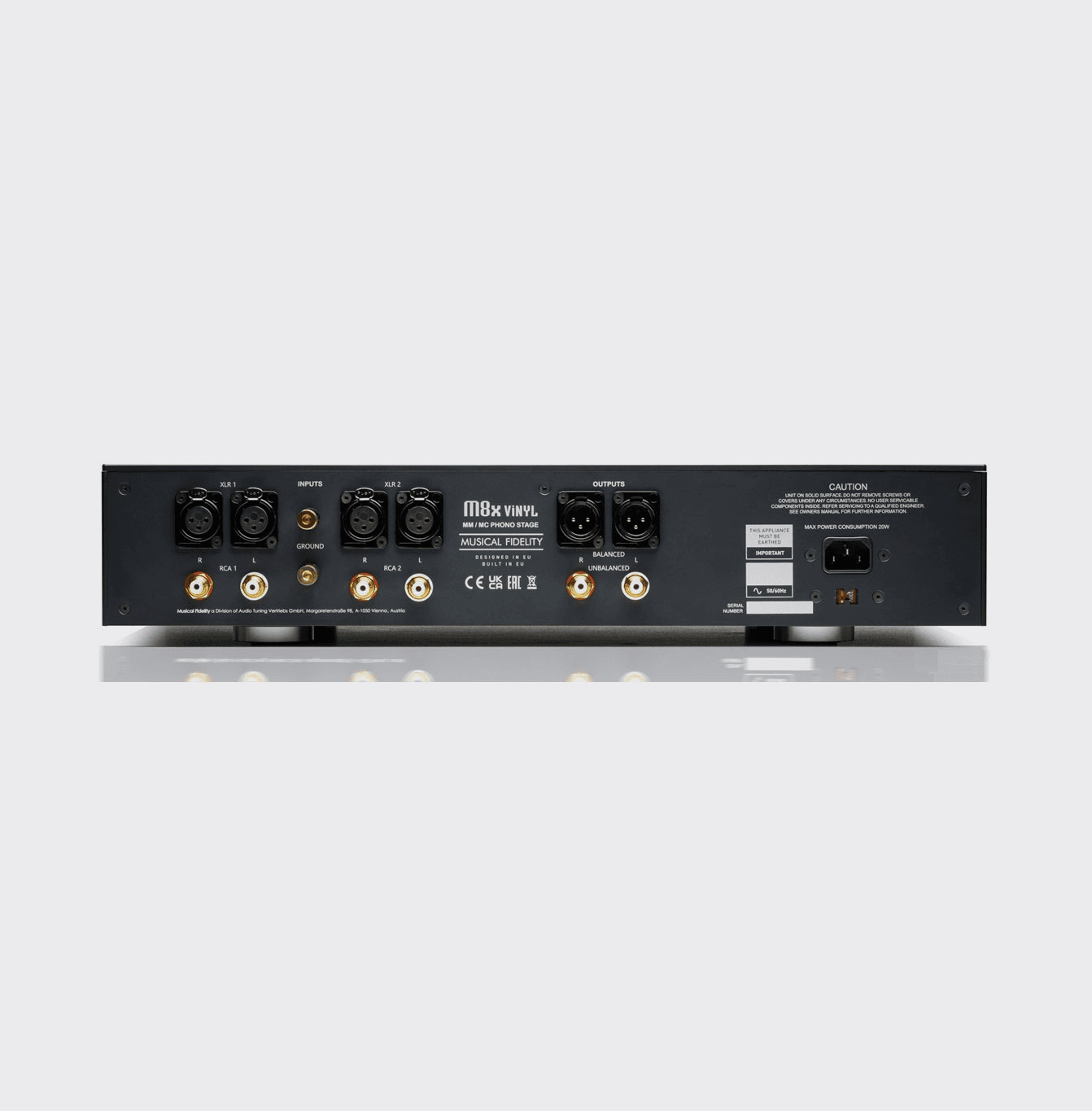 Musical Fidelity M8x Vinyl zwart VERSTERKER