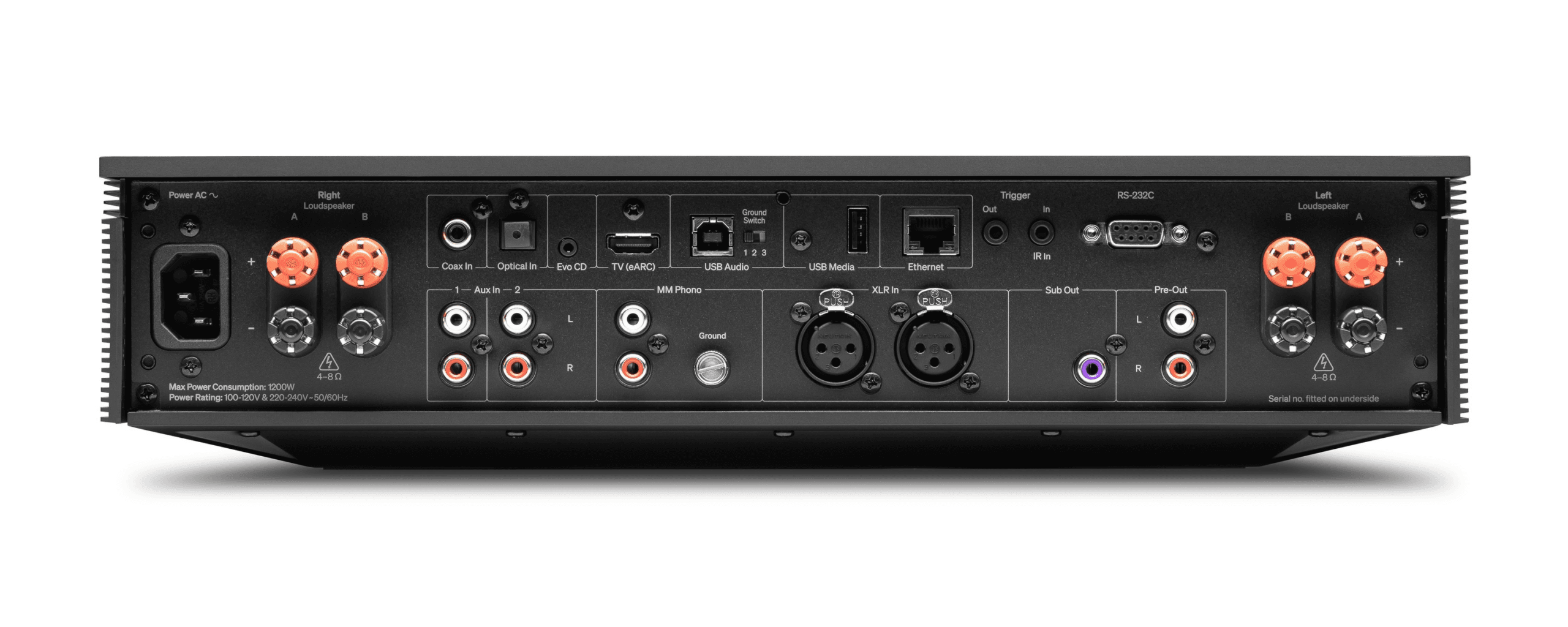 Cambridge Audio EVO-300 zwart NETWERK VERSTERKER