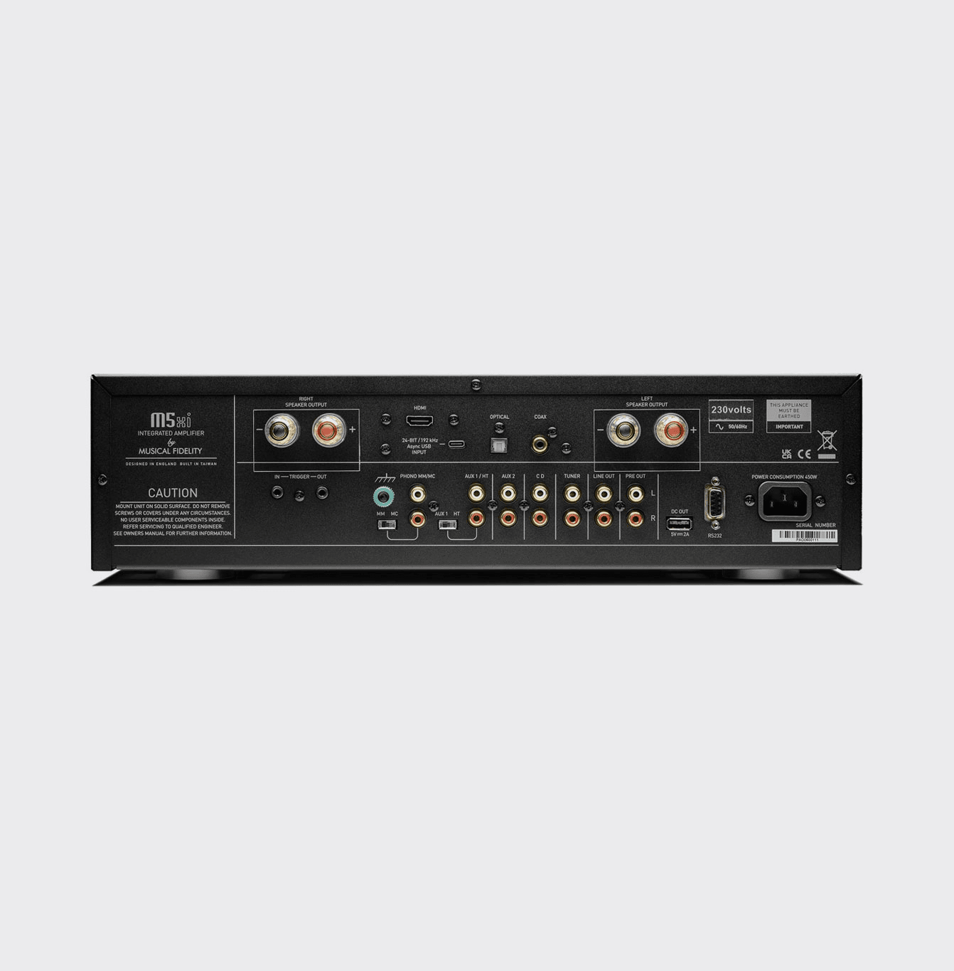Musical Fidelity M5Xi zwart VERSTERKER