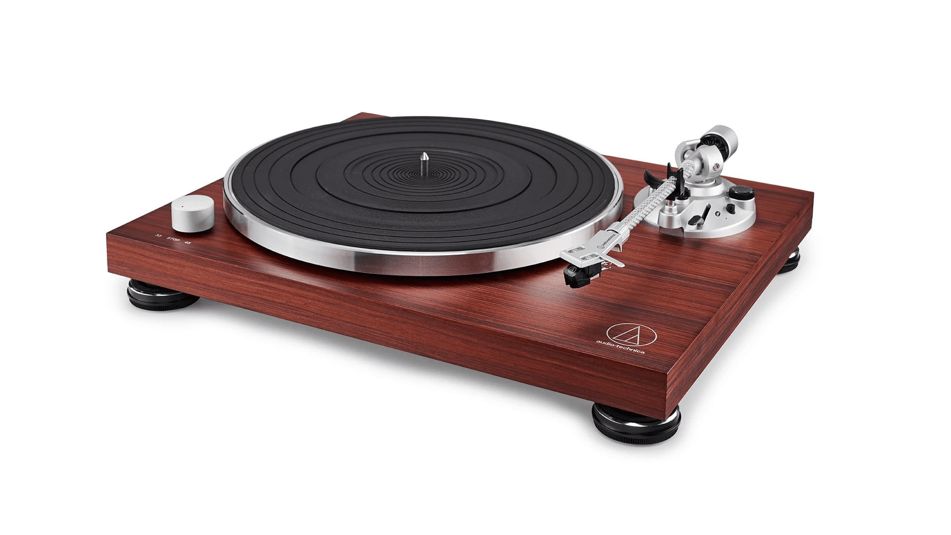 Audio-Technica AT-LPW50BTR walnoot platenspeler